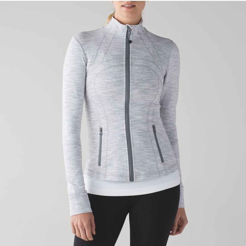 Lululemon Define Jacket Wee Are From Space Nimbus Battleship Grey Size 8